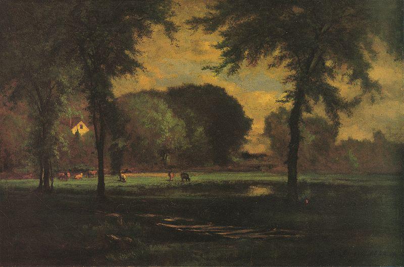 George Inness The Pasture oil painting image